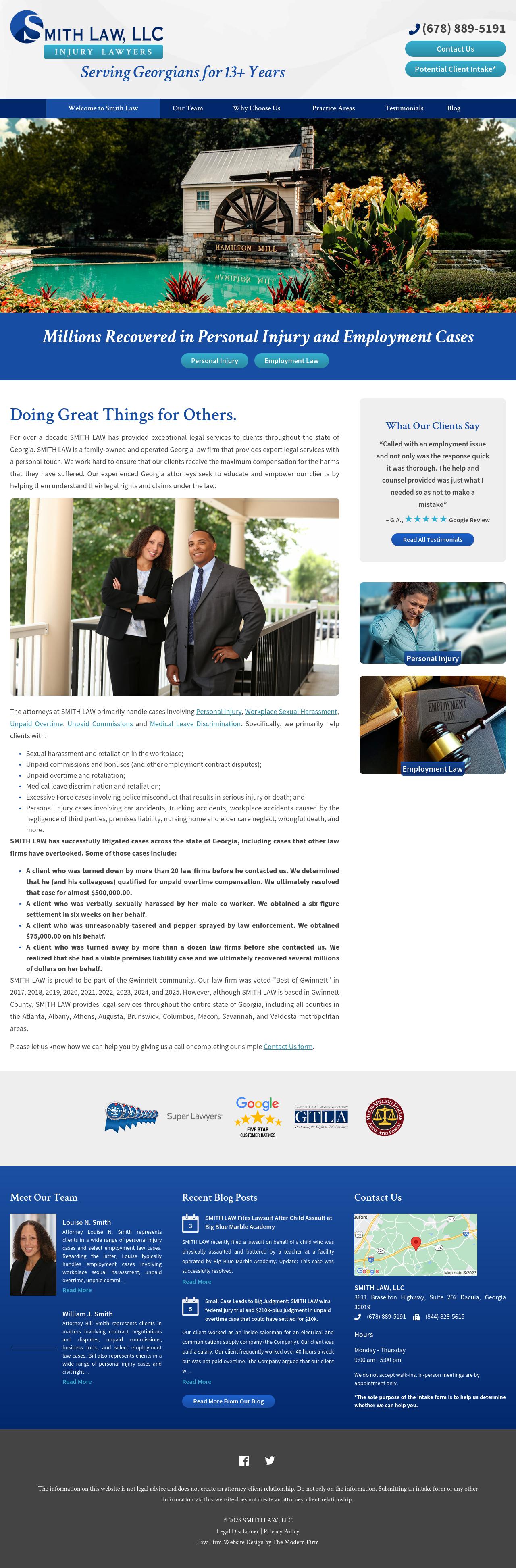 SMITH LAW, LLC - Dacula GA Lawyers