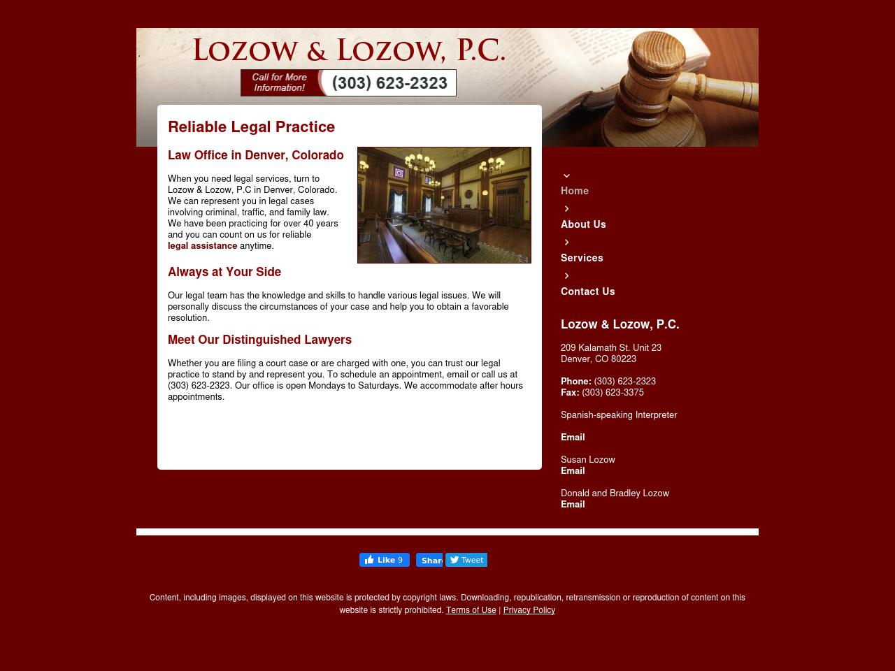 Lozow & Lozow - Denver CO Lawyers