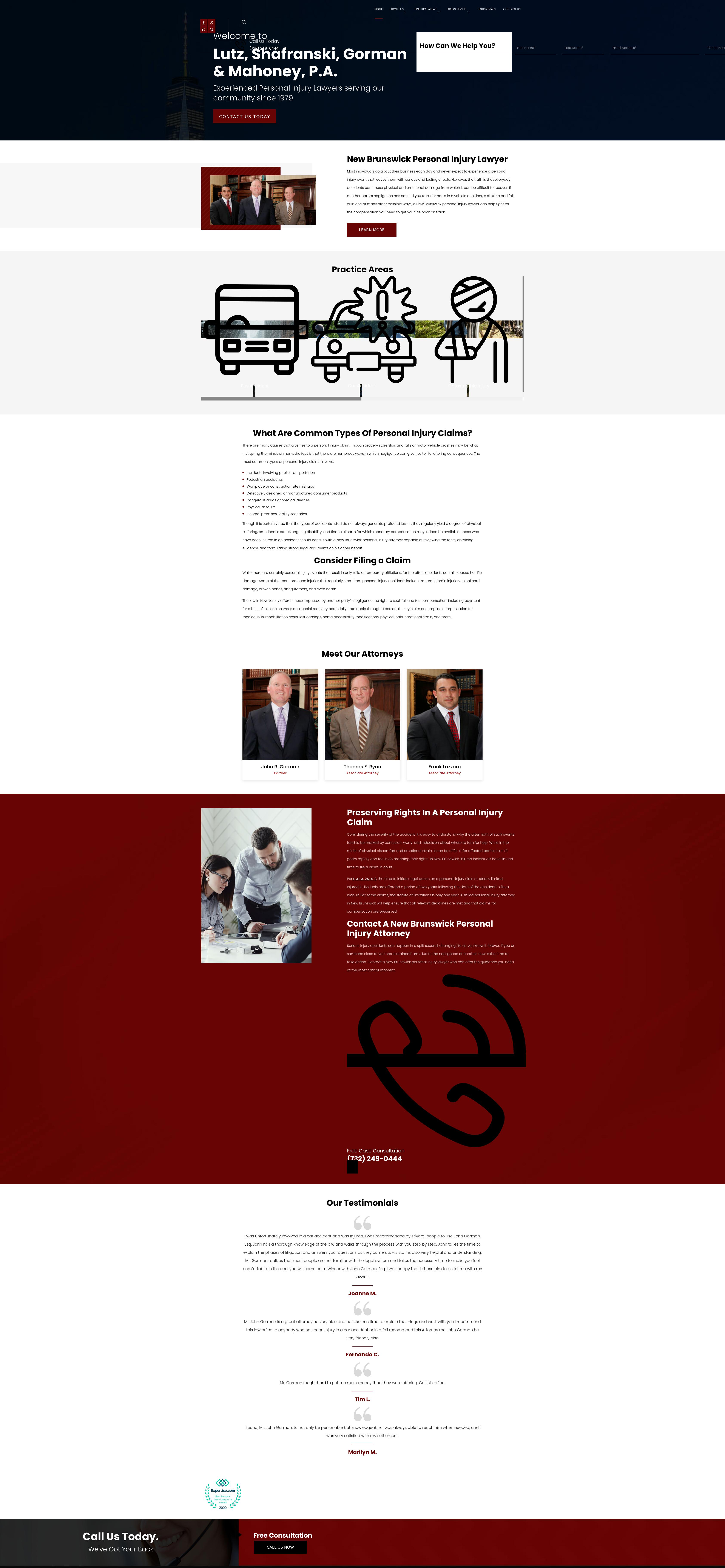 Lutz, Shafranski, Gorman & Mahoney, P.A - Perth Amboy NJ Lawyers