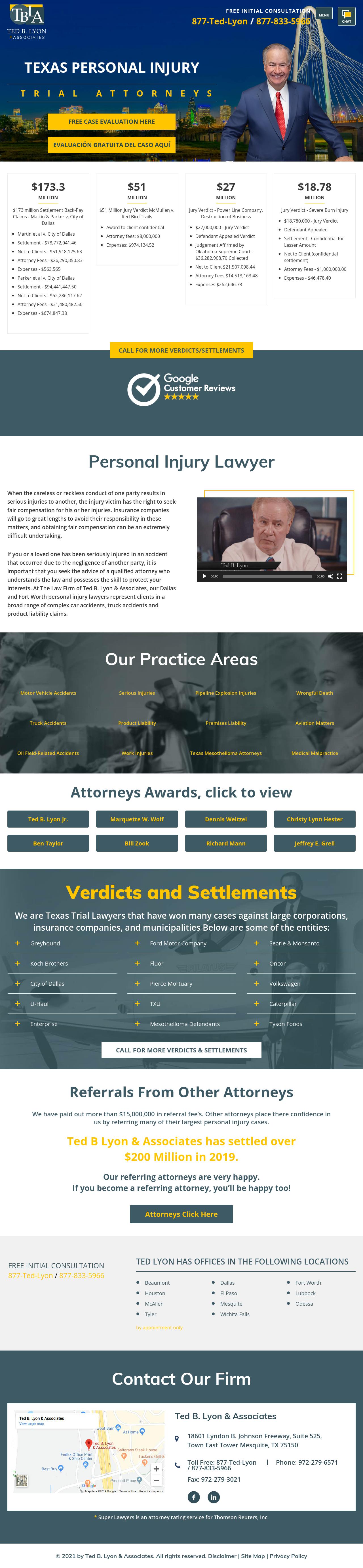 Lyon Ted B & Associates - Mesquite TX Lawyers