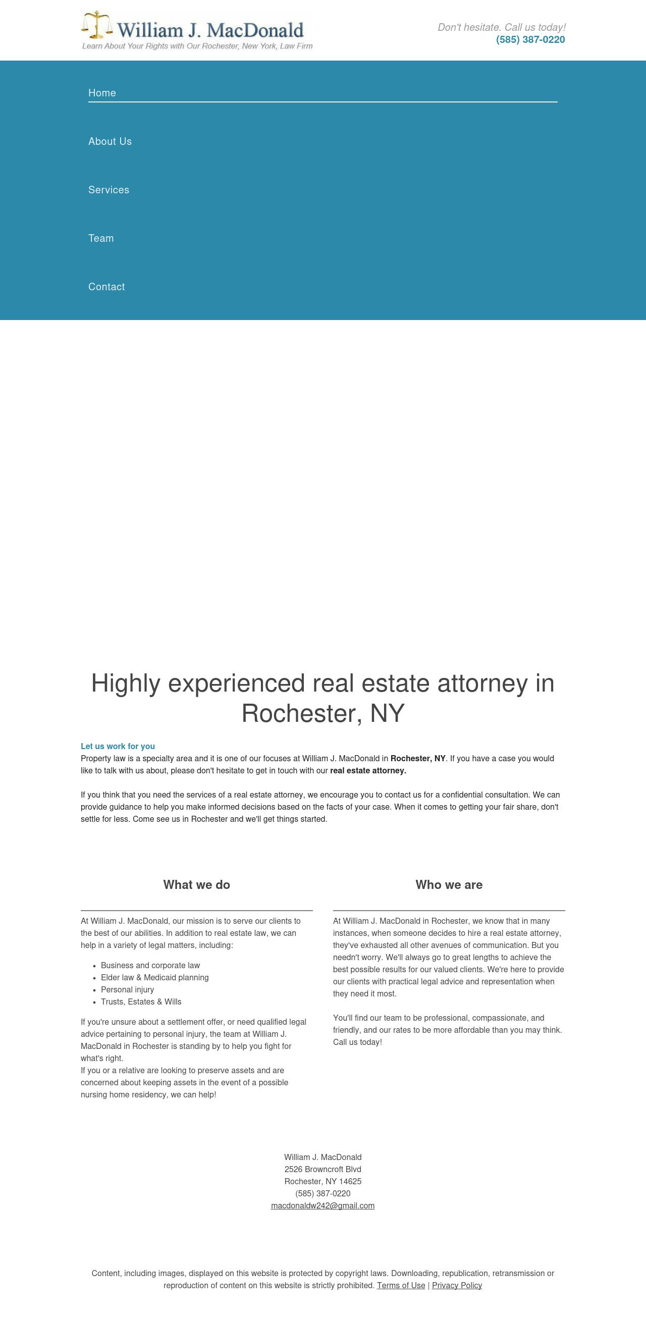 MacDonald William J - Rochester NY Lawyers