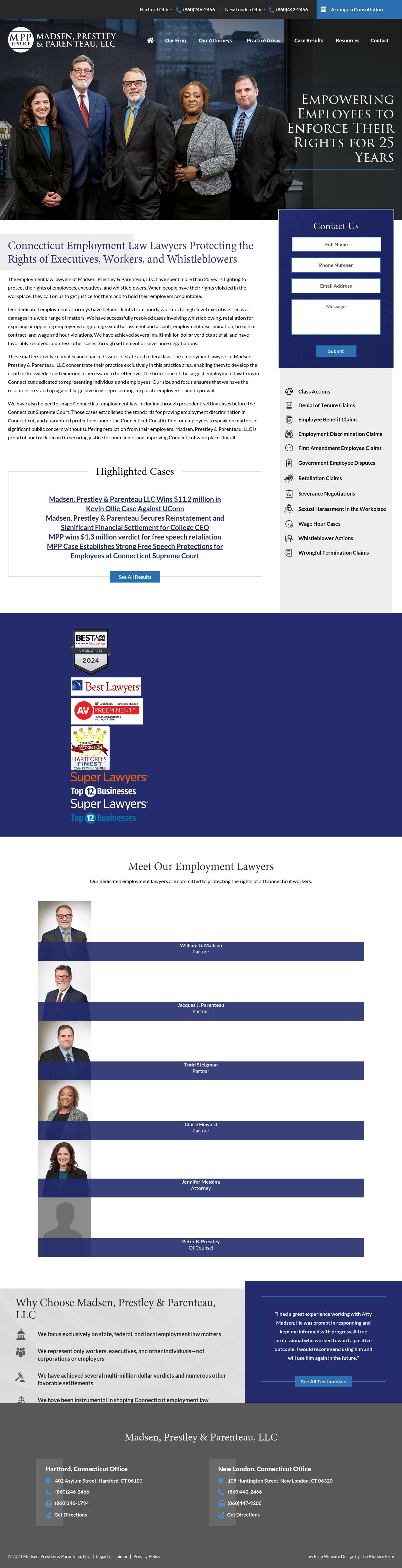 Madsen Prestley & Parenteau, LLC - New London CT Lawyers