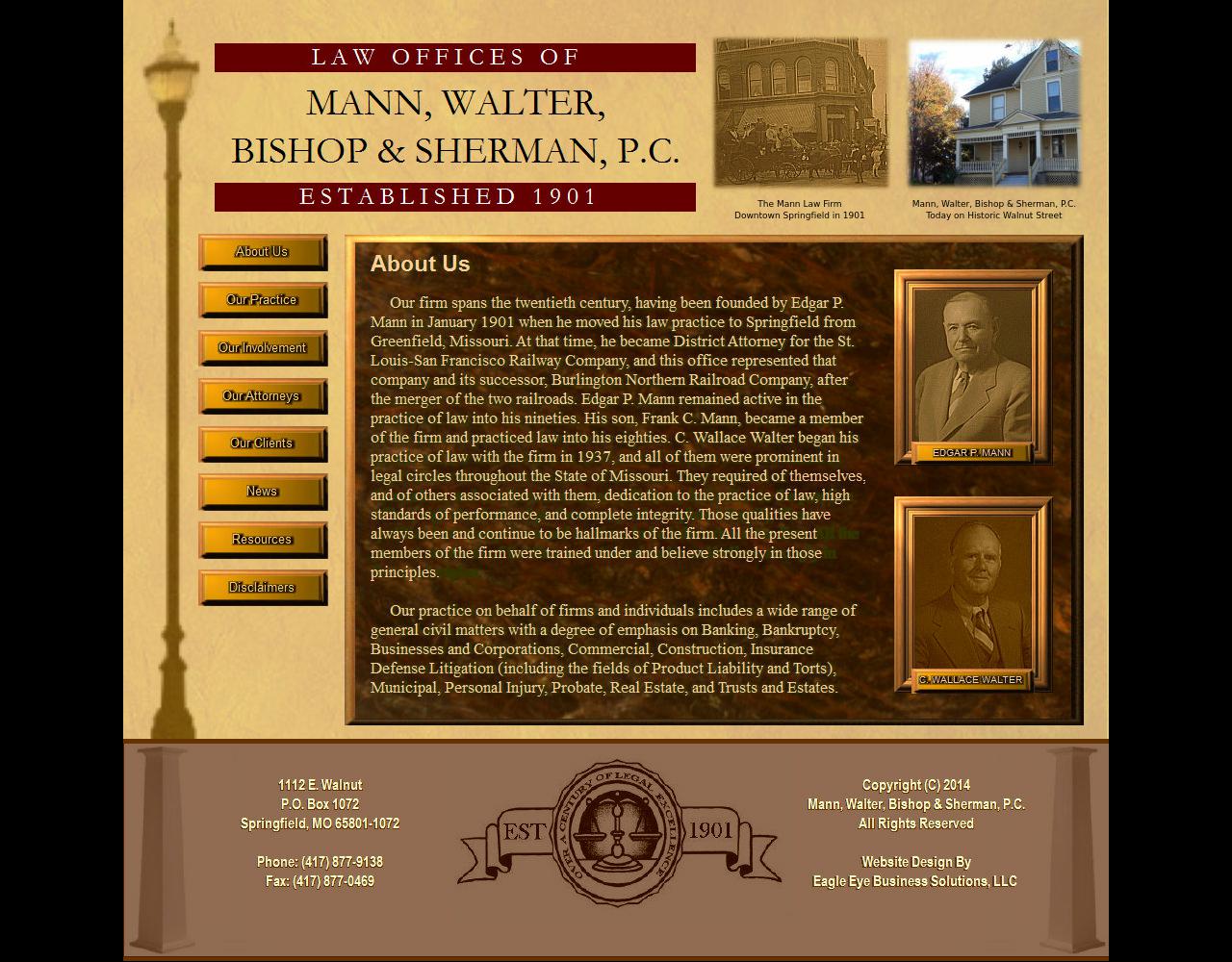 Mann Walter Bishop & Sherman PC - Springfield MO Lawyers