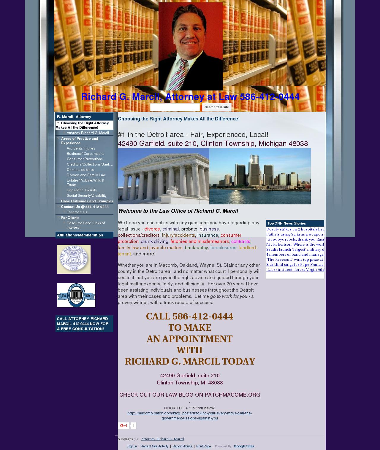 Marcil, Richard G - Clinton Township MI Lawyers