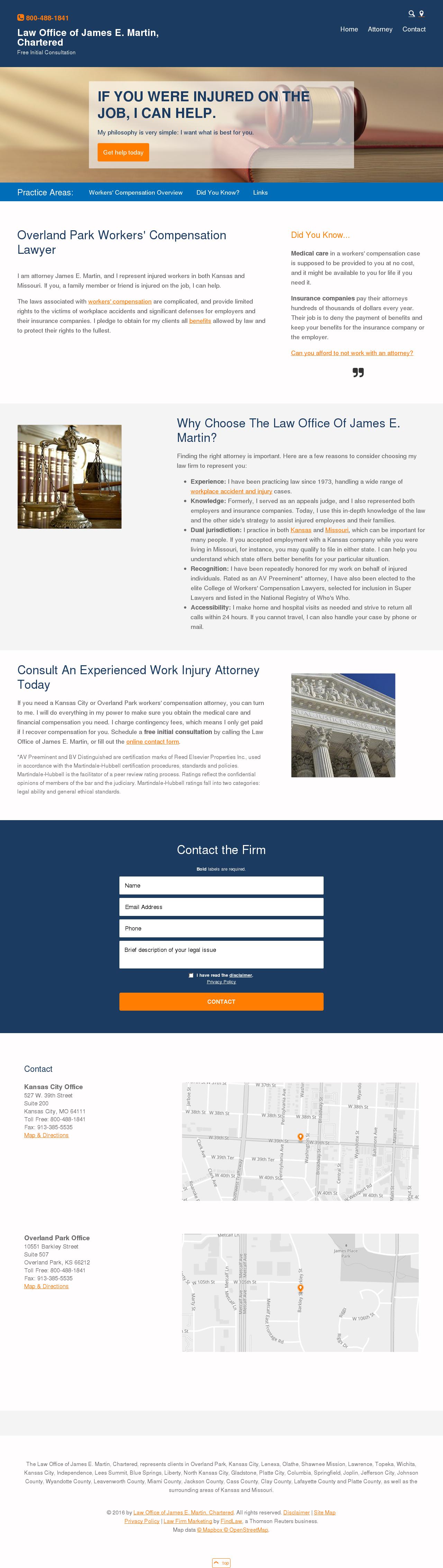 Martin James E - Overland Park KS Lawyers