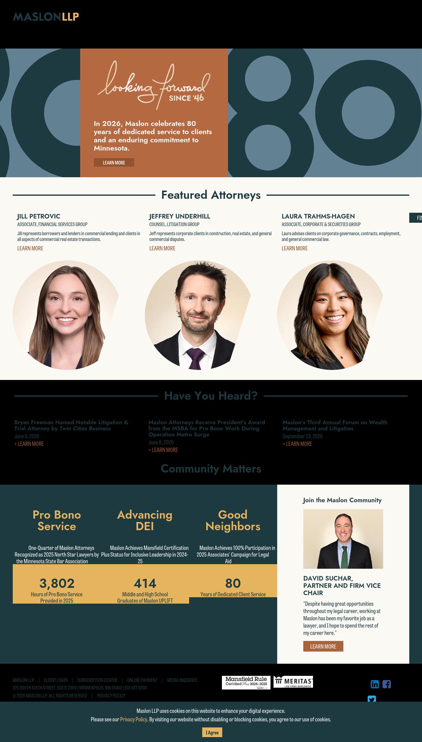 Maslon LLP - Minneapolis MN Lawyers
