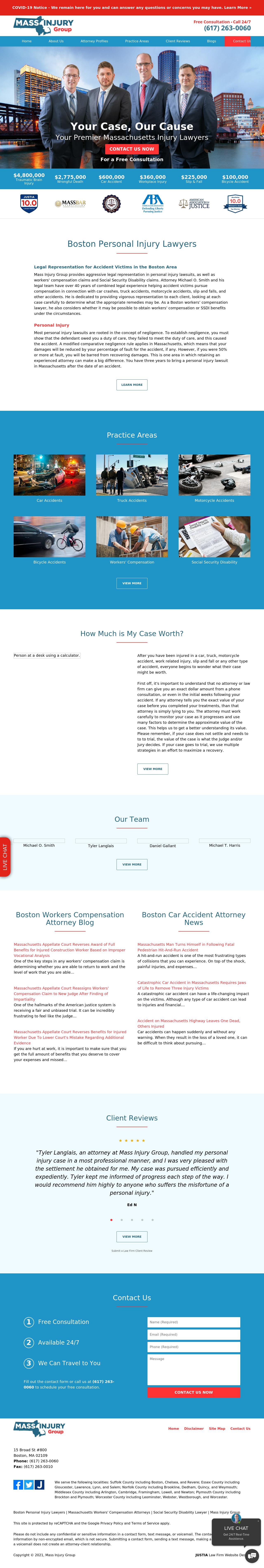 Mass Injury Group Accident Attorney's - Boston MA Lawyers