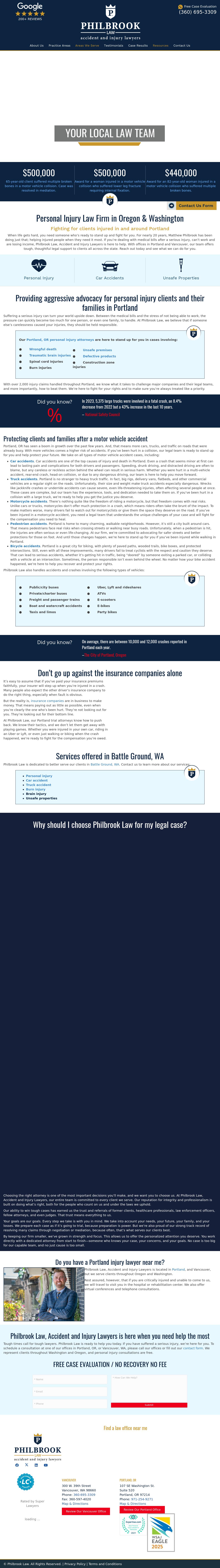 Philbrook Law Office, P.S. - Vancouver WA Lawyers