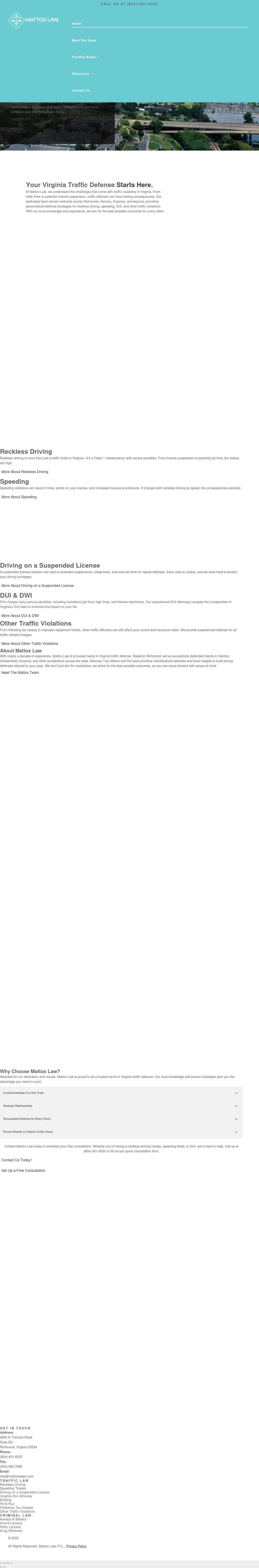 Mattox Law, P.C. - Richmond VA Lawyers