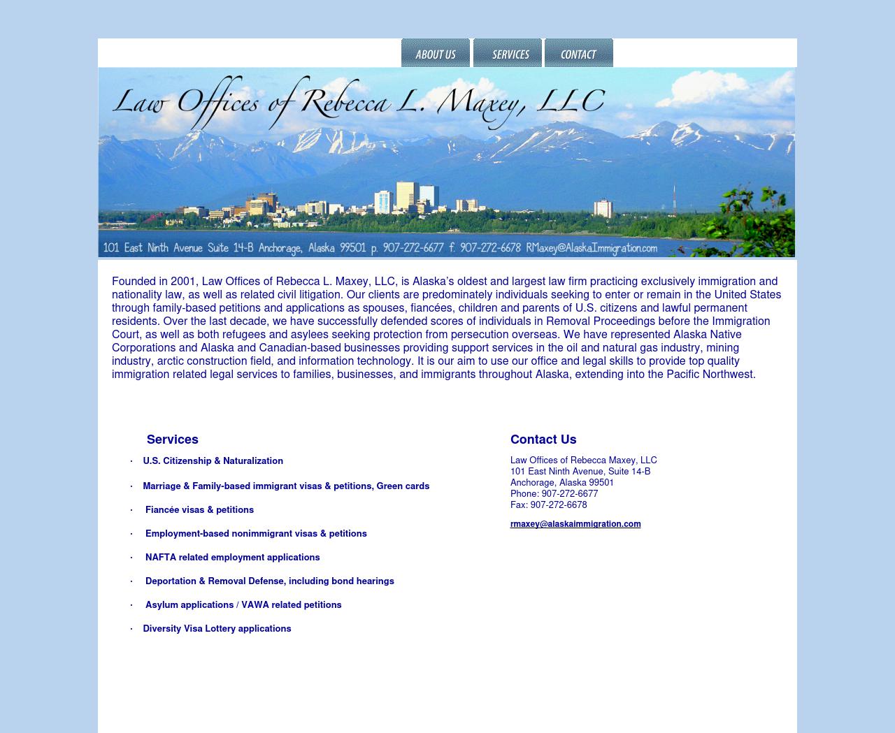 Maxey Rebecca L Law Offices Of Llc - Anchorage AK Lawyers