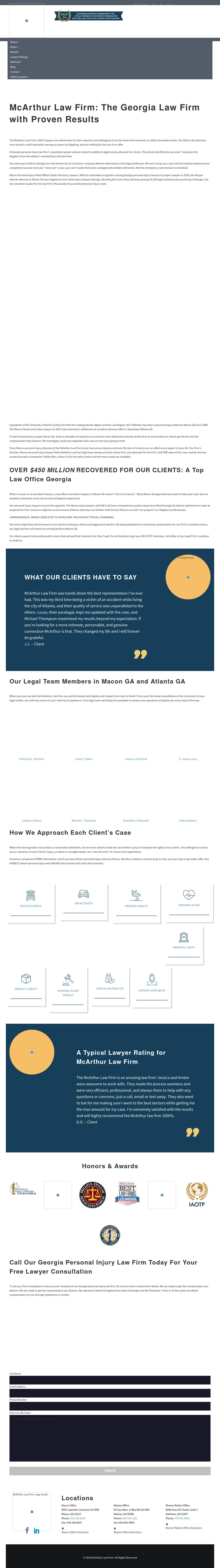 McArthur Law Firm - Macon GA Lawyers
