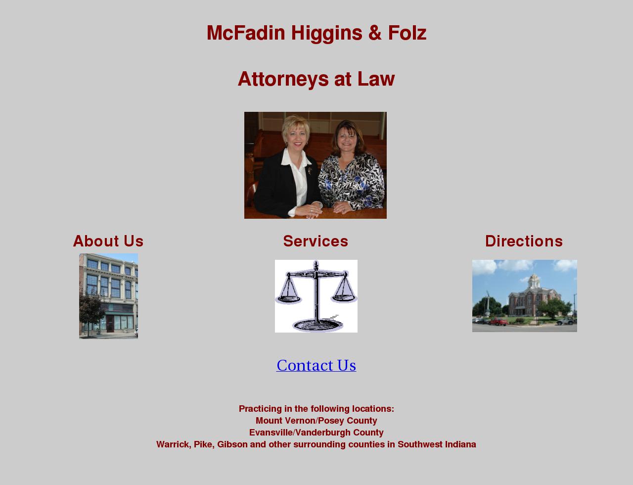 McFadin Higgins & Folz, LLP - Mount Vernon IN Lawyers