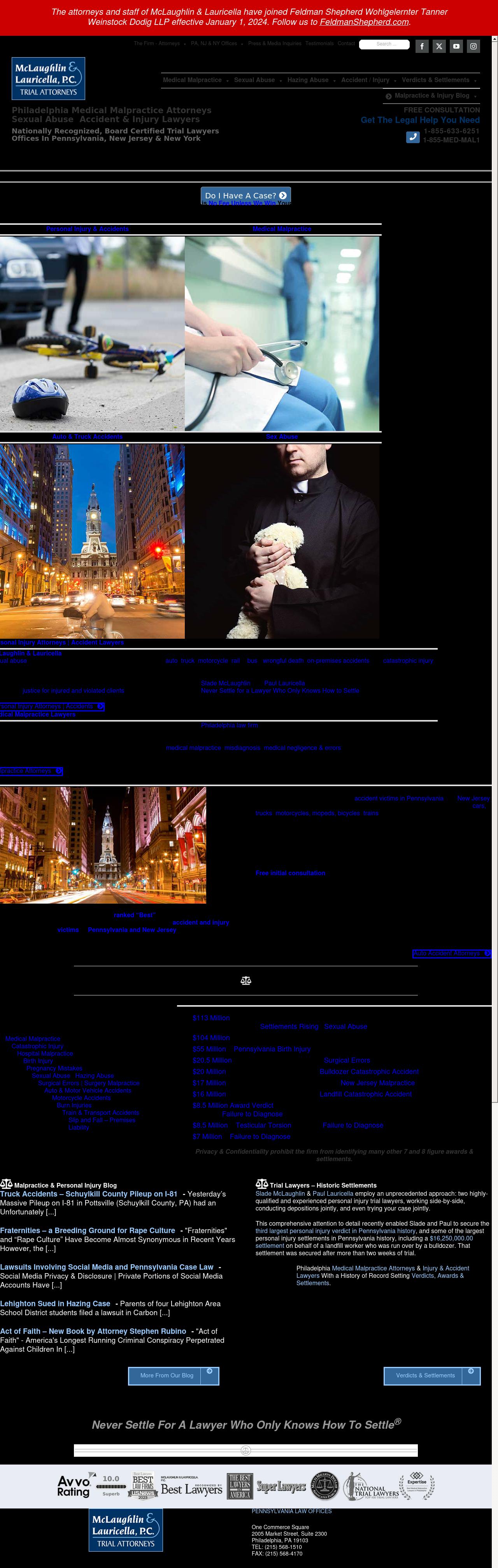 McLaughlin & Lauricella P.C. - Philadelphia PA Lawyers