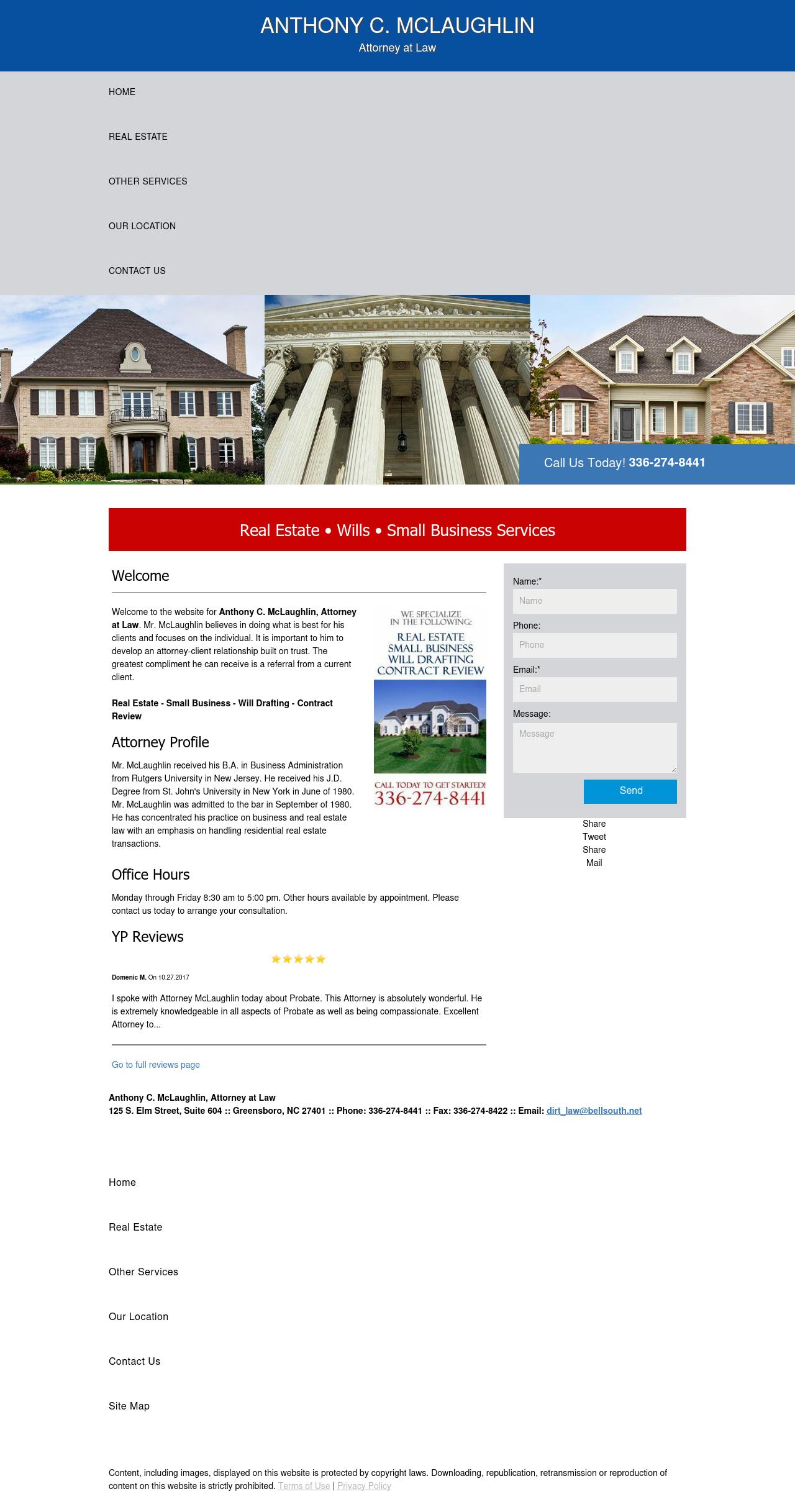 McLaughlin, Anthony C - Greensboro NC Lawyers