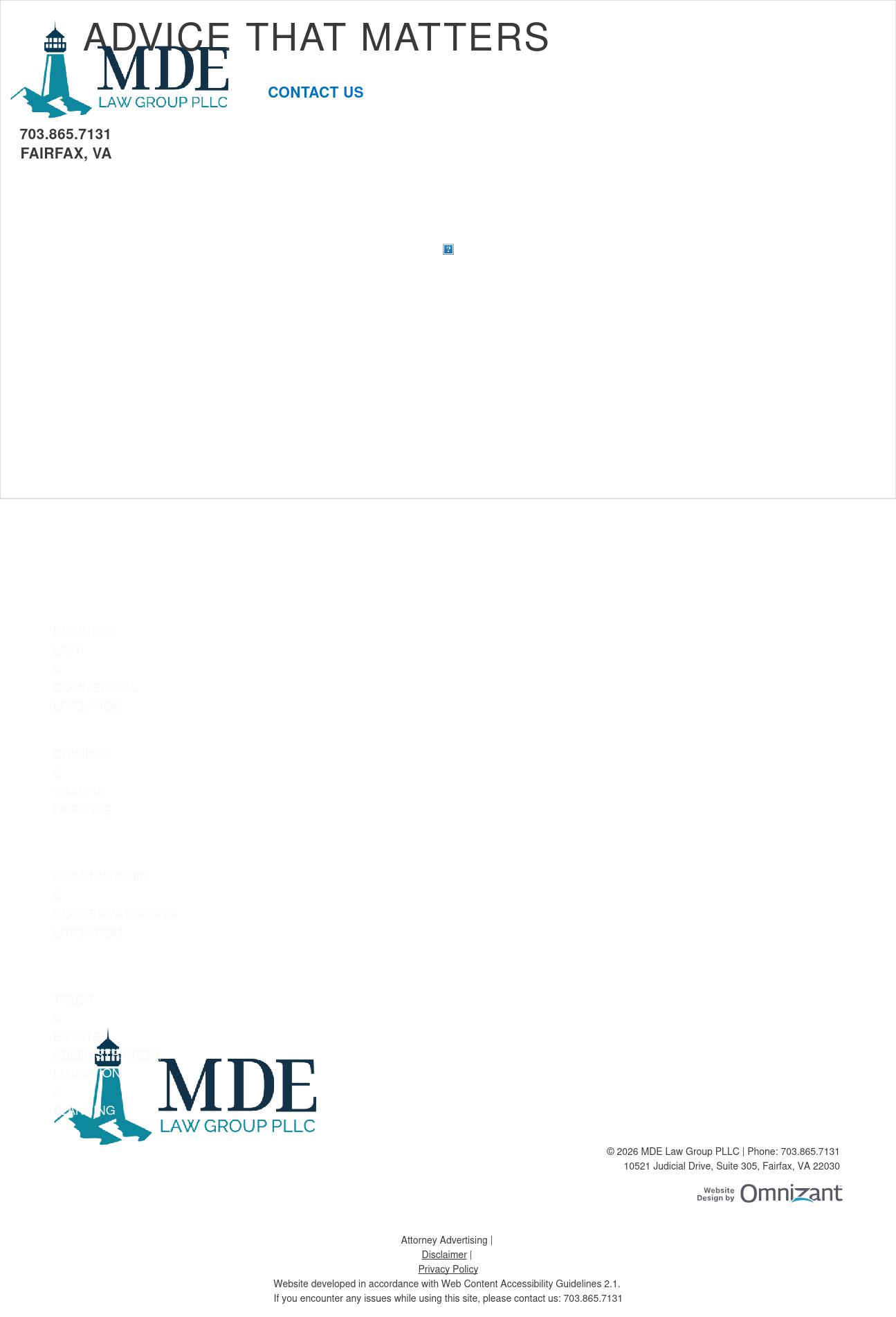 MDE Law Group, PLLC - Fairfax VA Lawyers