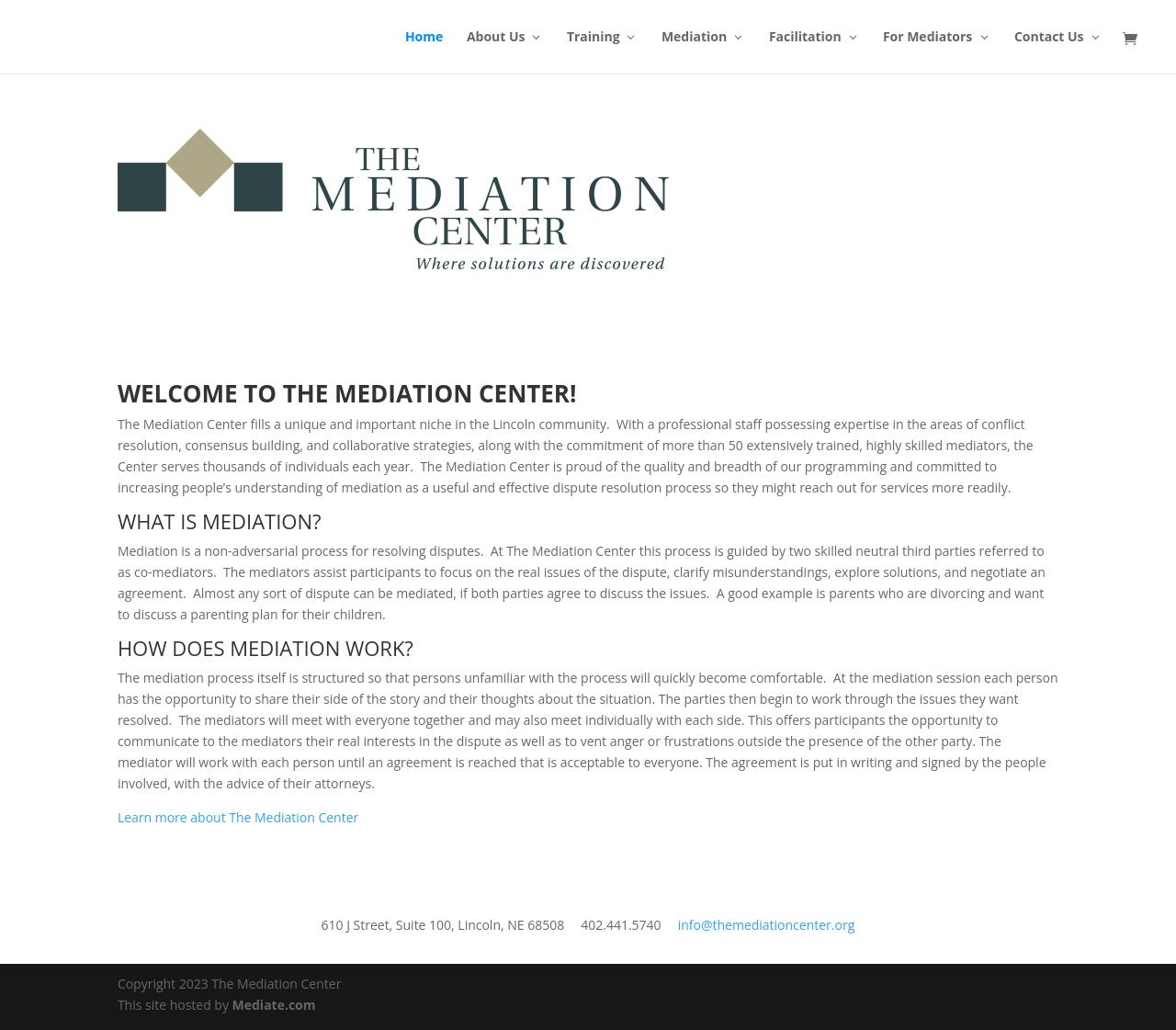 Mediation Center The - Lincoln NE Lawyers