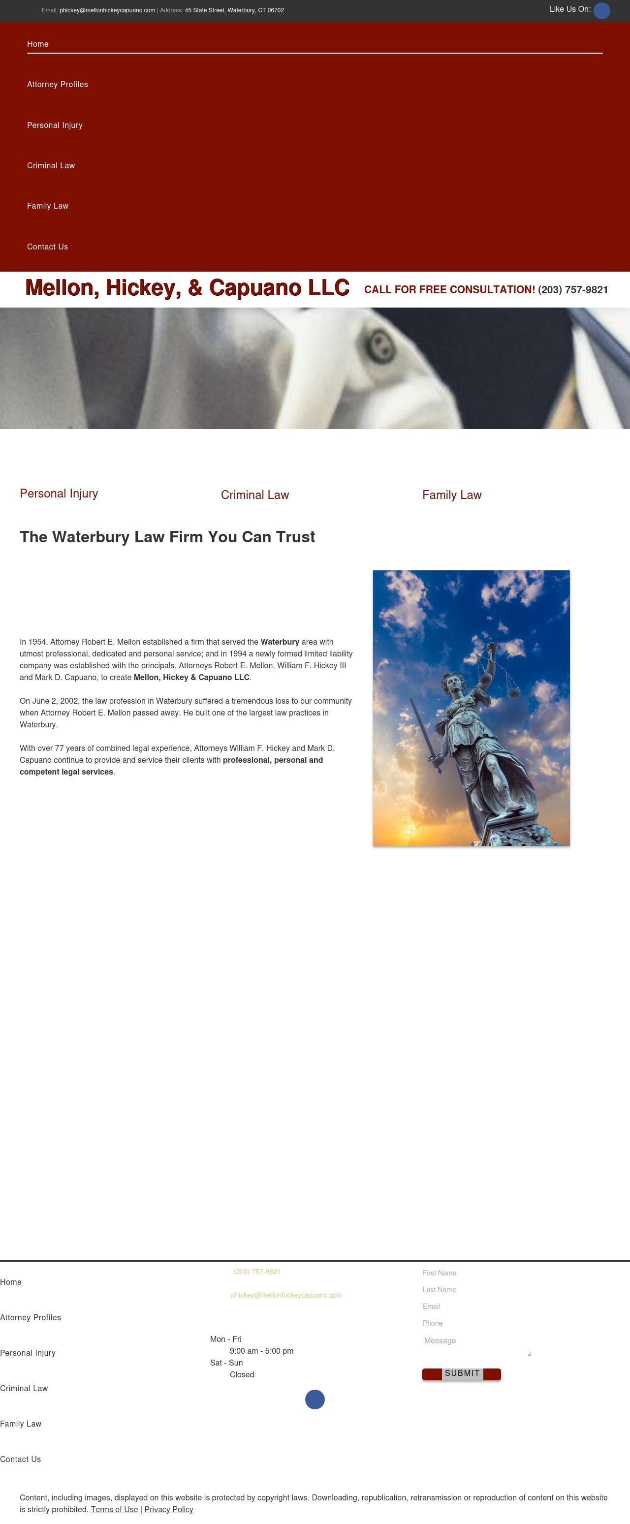 Mellon Hickey & Capuano LLC - Waterbury CT Lawyers