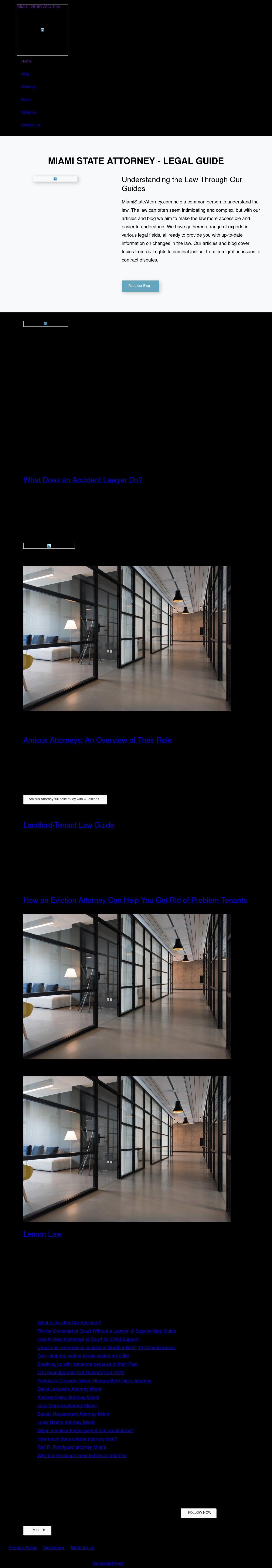 Miami State Attorney - Miami FL Lawyers