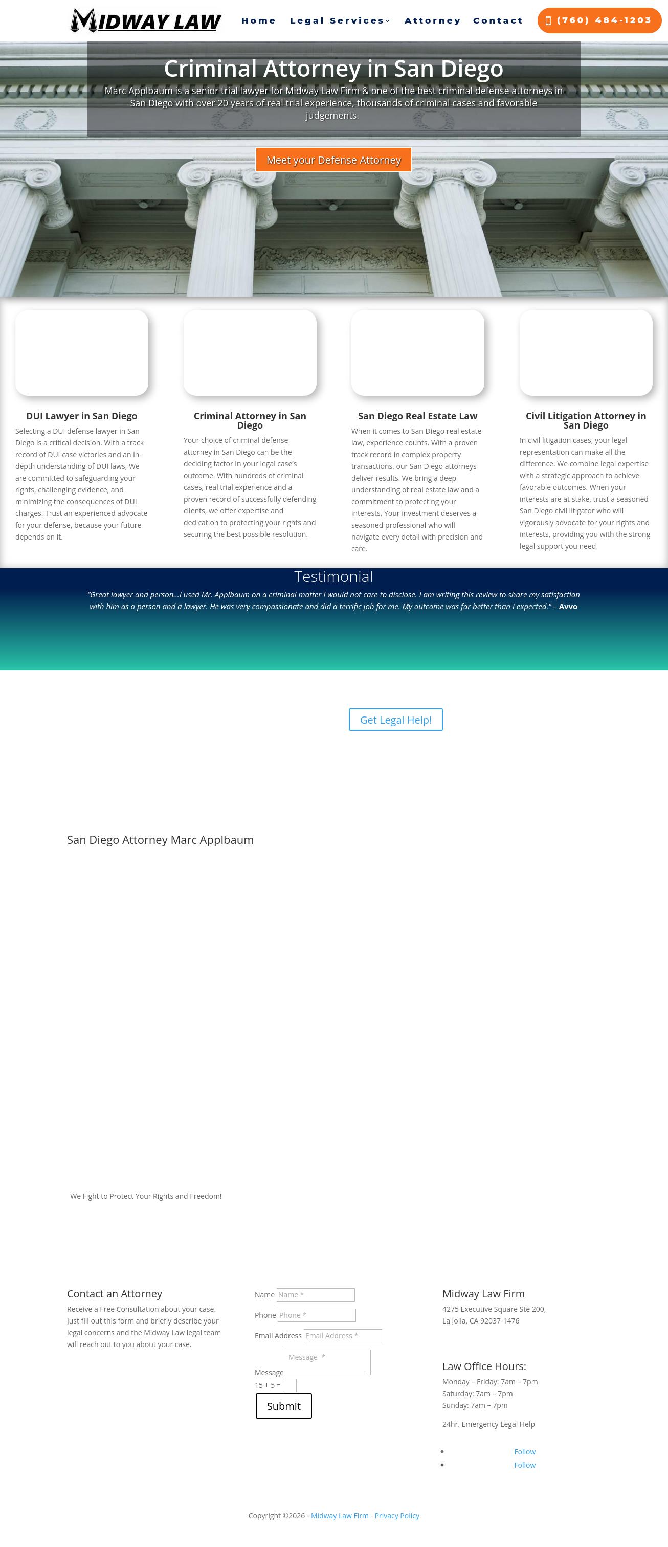Midway Law Firm - La Jolla CA Lawyers