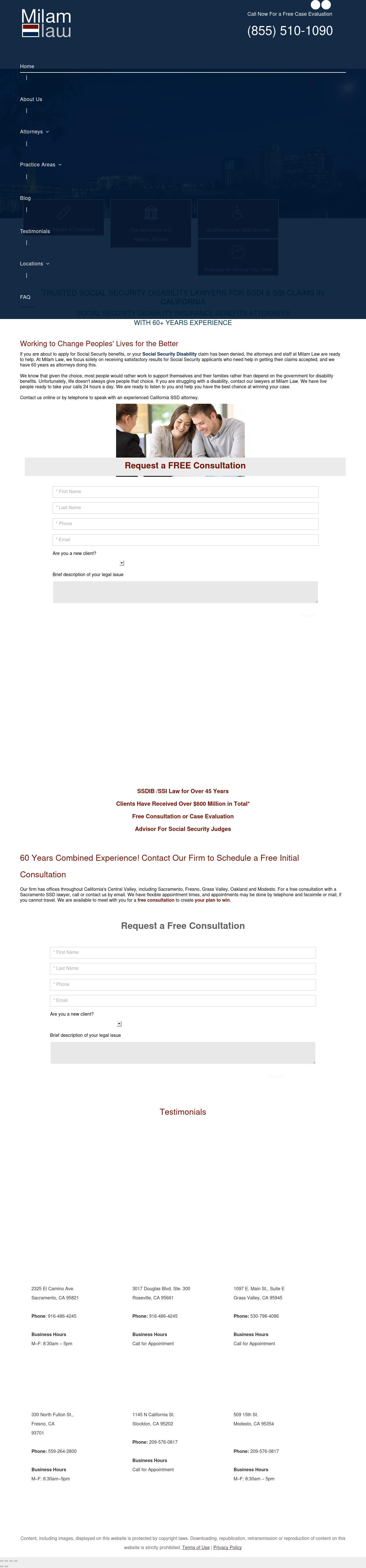 Milam Law - Sacramento CA Lawyers