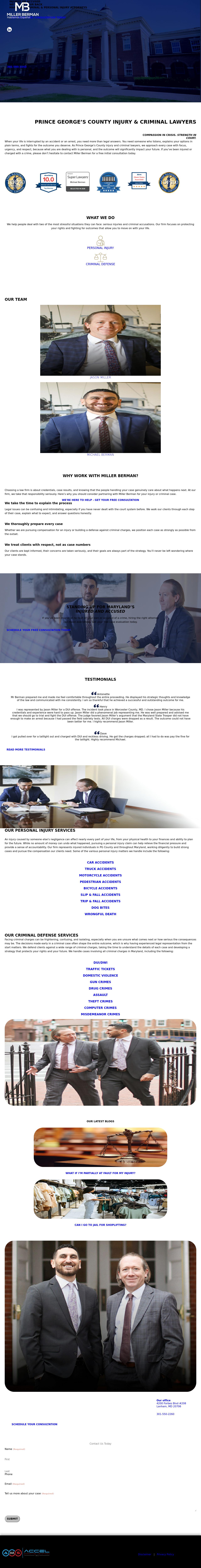 Miller Berman - Lanham MD Lawyers