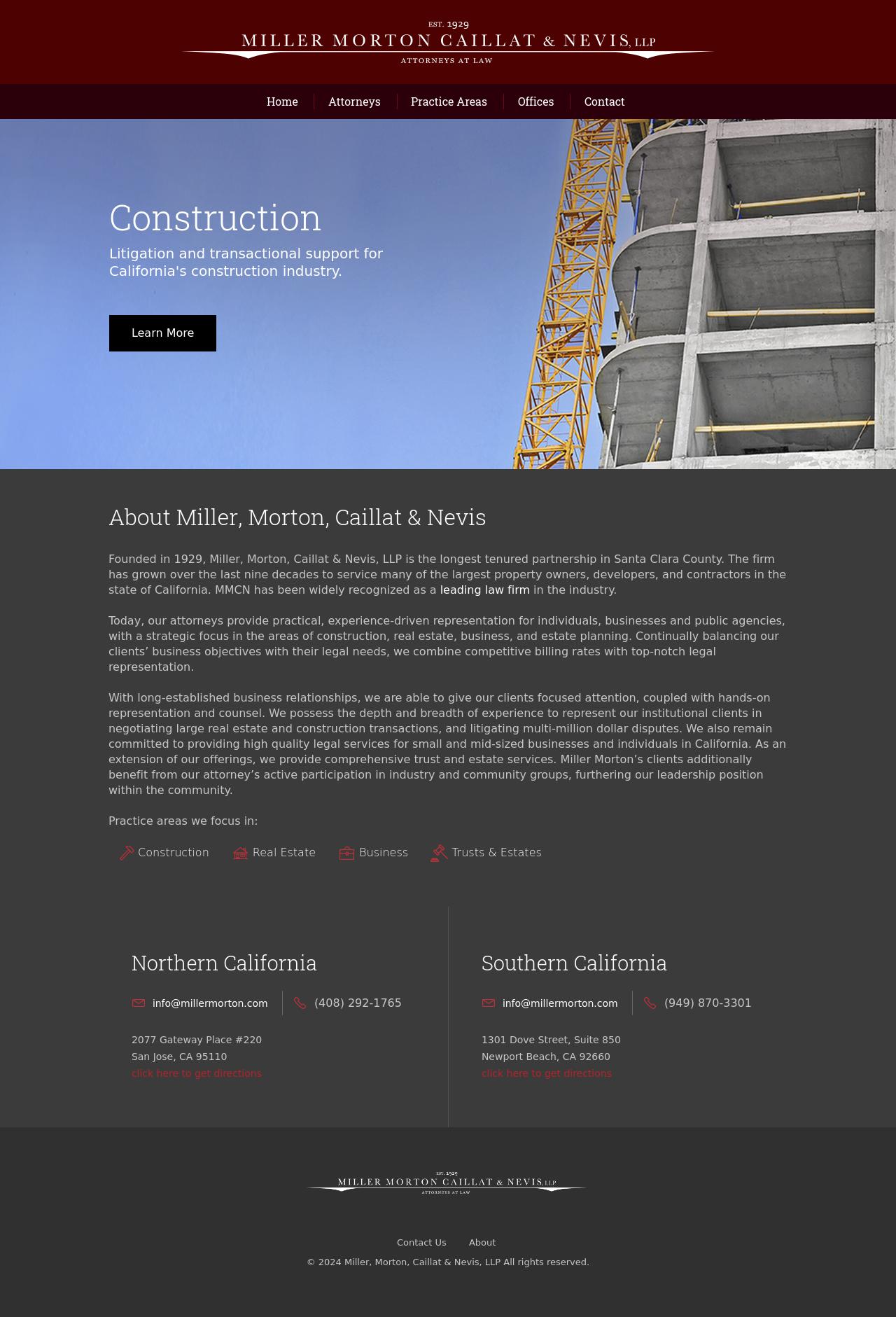 Miller Morton Caillat And Nevis - San Jose CA Lawyers