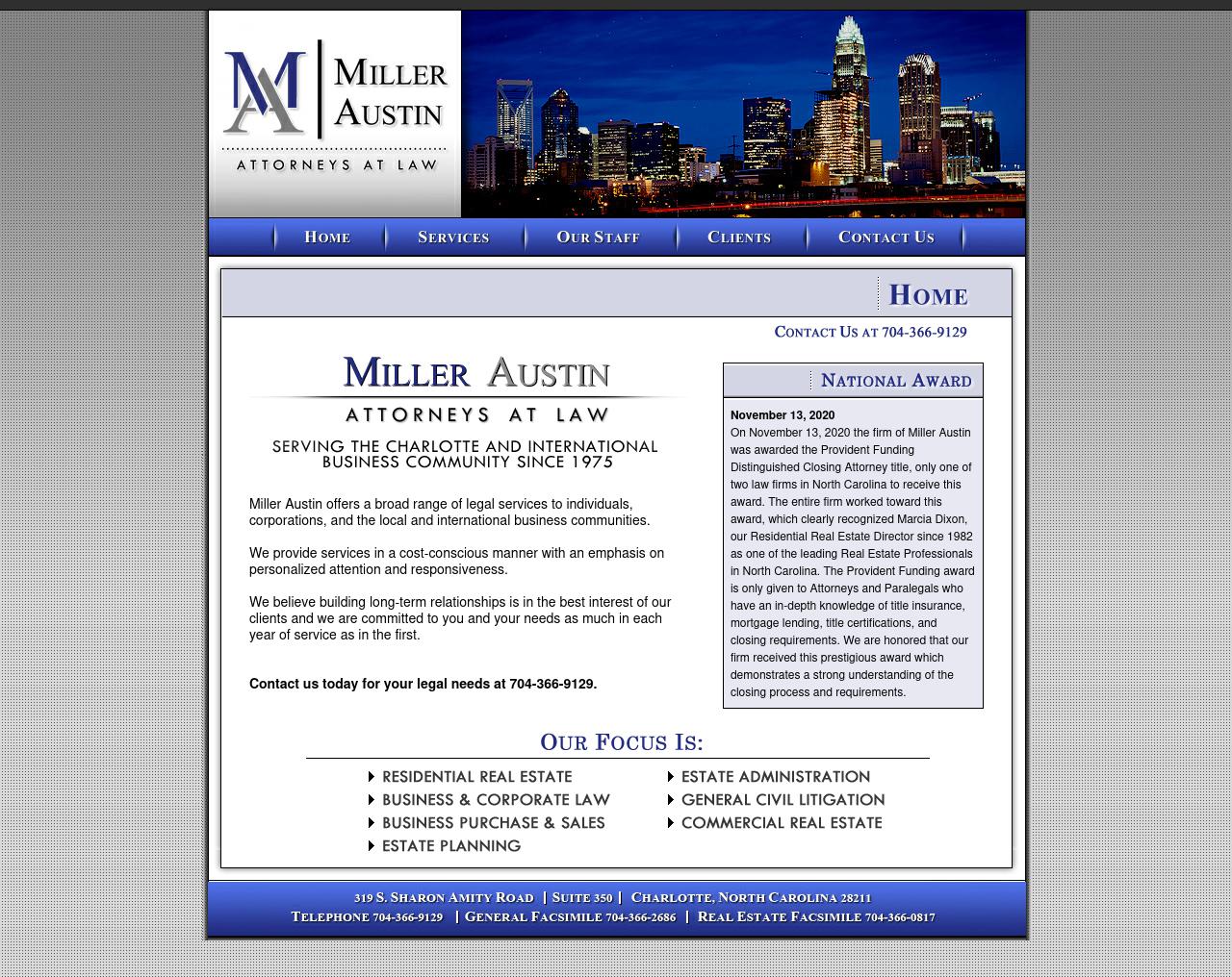 Miller Walker & Austin Attorneys at Law - Charlotte NC Lawyers