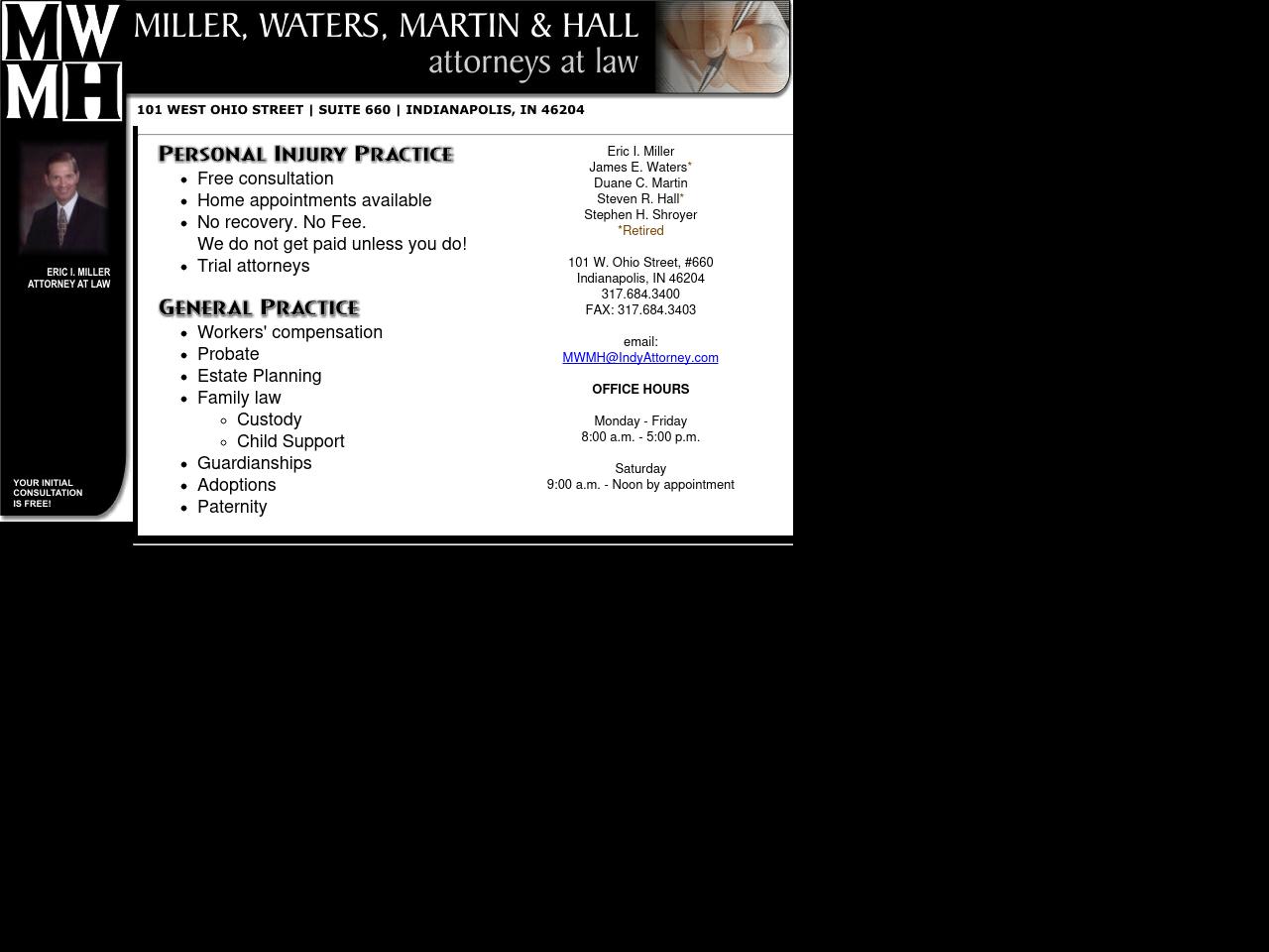 Miller Waters Martin & Hall - Indianapolis IN Lawyers