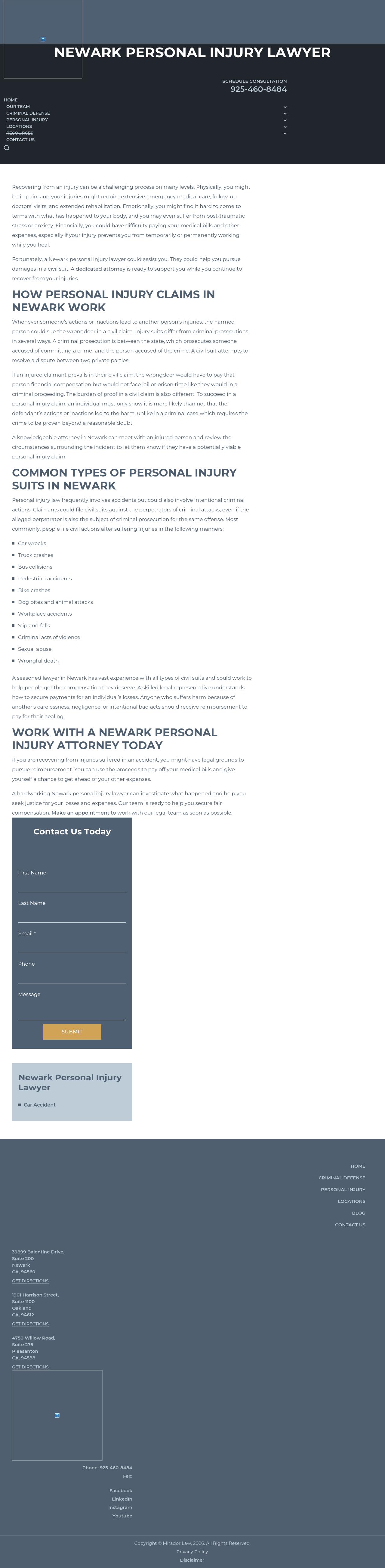 Mirador Law - Newark CA Lawyers
