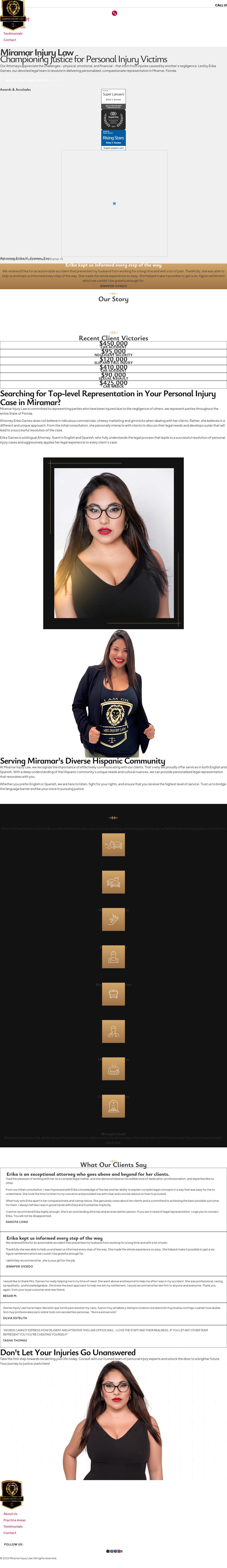 Miramar Injury Law - Miramar FL Lawyers