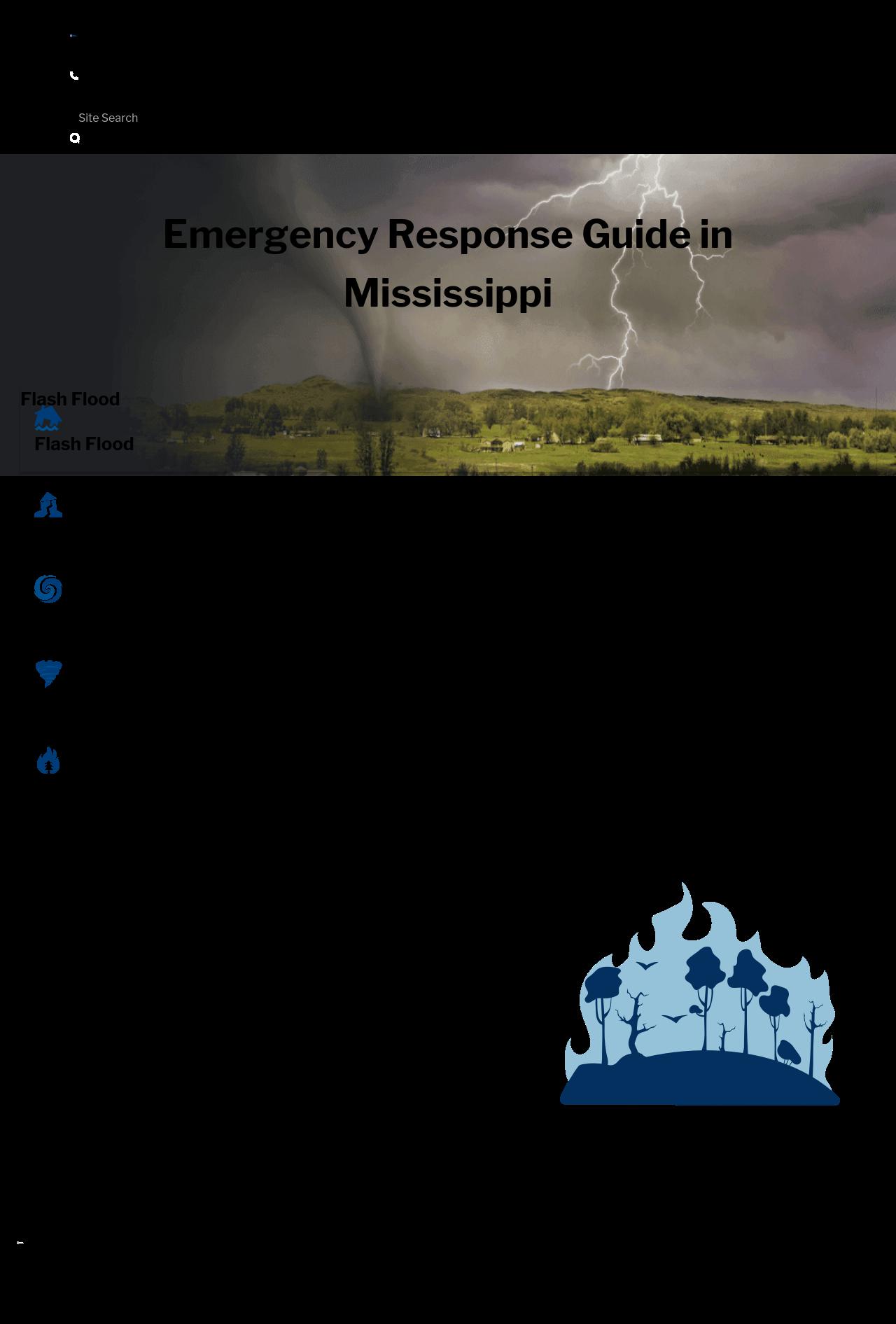 Mississippi Emergency Response Guide  - Bolton MS Lawyers