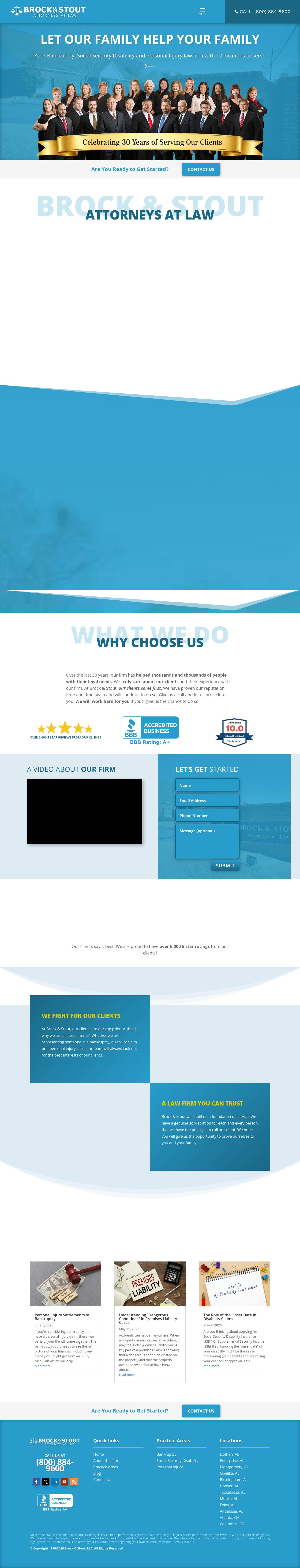 Brock & Stout Attorneys at Law - Mobile AL Lawyers