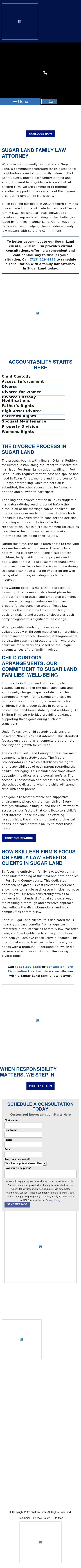Skillern Firm Divorce & Child Custody Lawyers - Sugar Land TX Lawyers