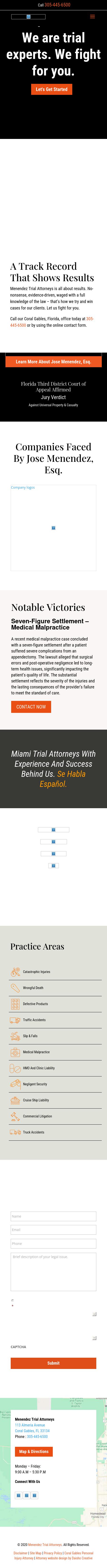 Menendez Trial Attorneys - Coral Gables FL Lawyers