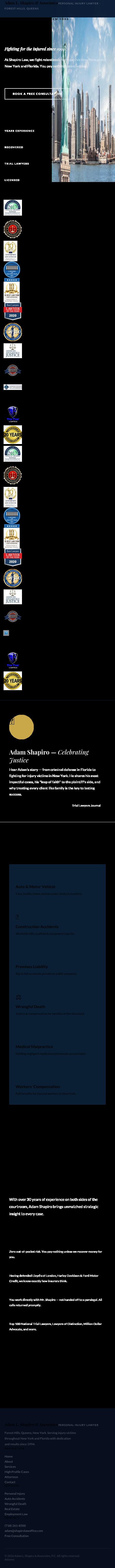 Adam L. Shapiro & Associates, P.C. – Personal Injury & Motorcycle Accident Lawyers in Queens & Forest Hills NYC - Forest Hills NY Lawyers