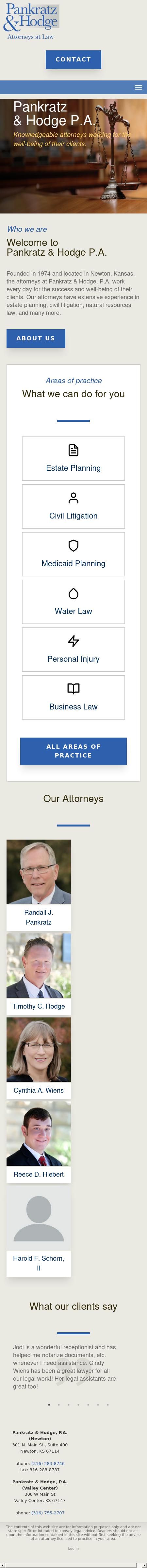 Adrian & Pankratz PA - Newton KS Lawyers