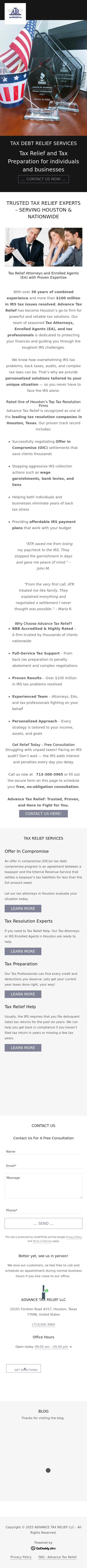 Advance Tax Relief LLC - Houston TX Lawyers