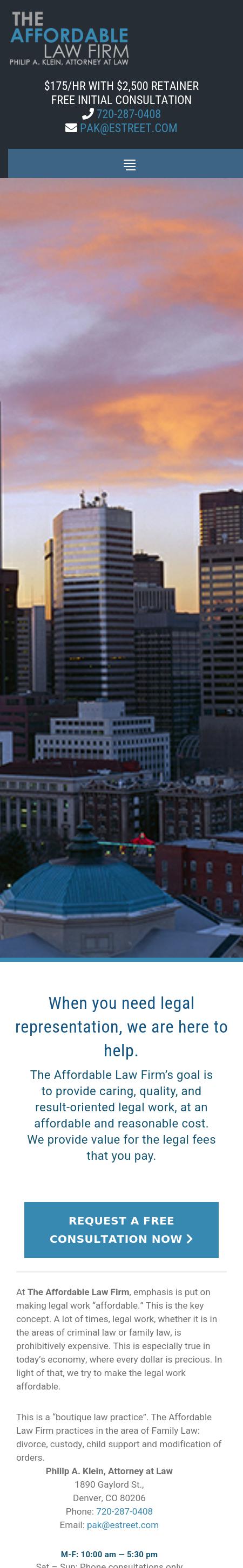 Affordable Law Firm - Denver CO Lawyers