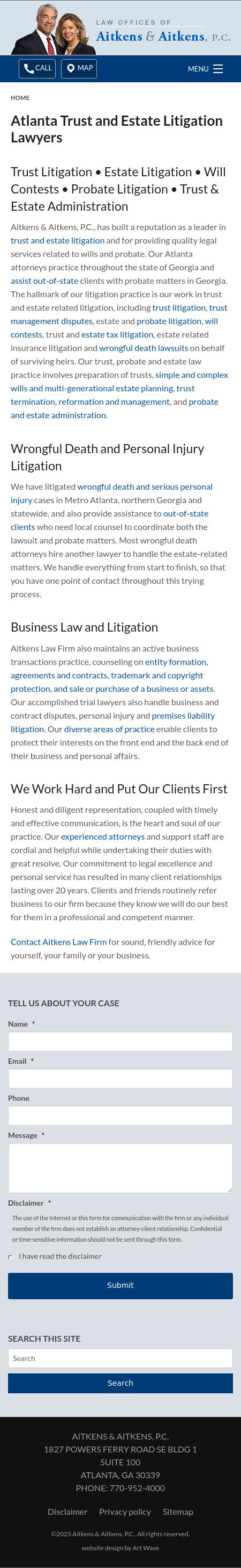 Aitkens & Aitkens, P.C. - Atlanta GA Lawyers