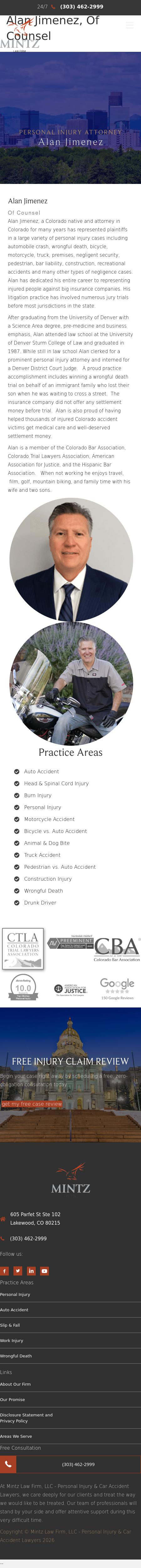 Alan Jimenez - Lakewood CO Lawyers