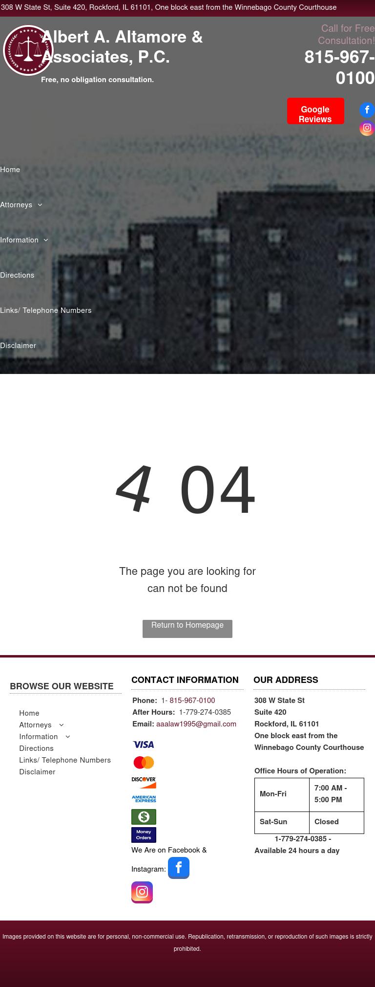Albert A Altamore & Associates - Rockford IL Lawyers