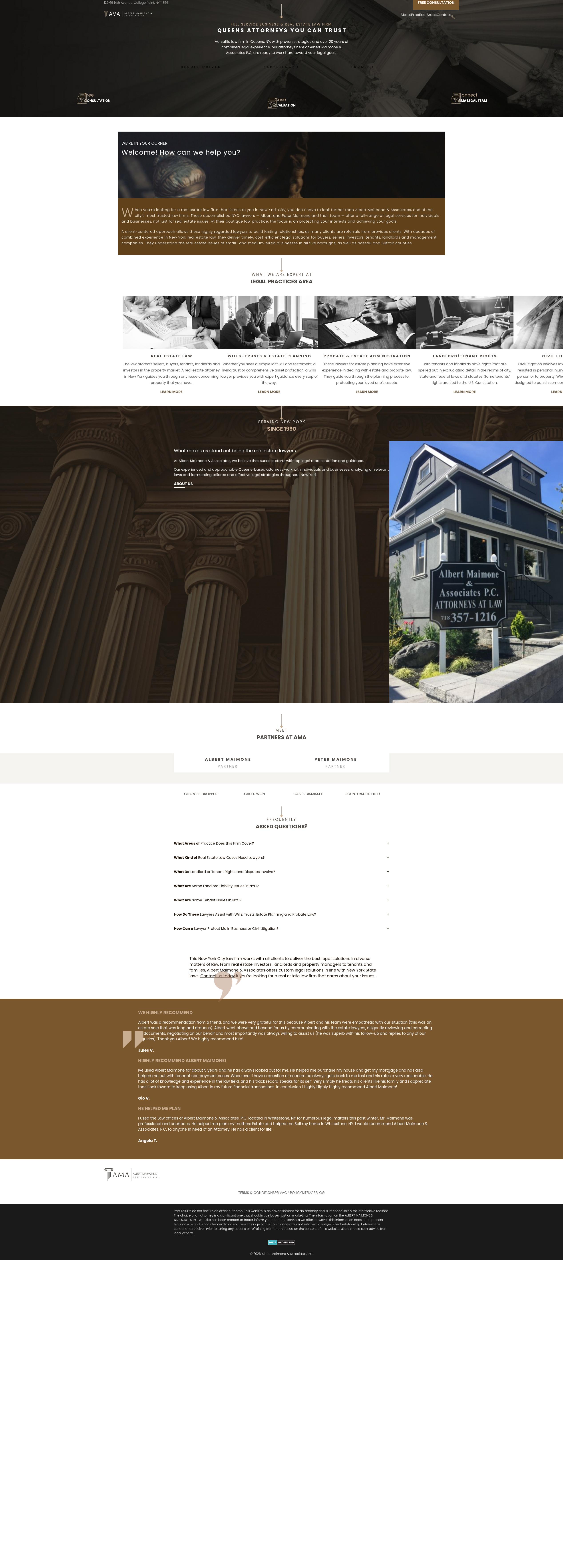 Albert Maimone & Associates PC - Queens NY Lawyers
