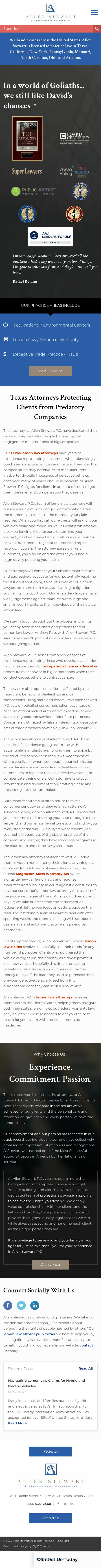 Allen Stewart, P.C. - Dallas TX Lawyers