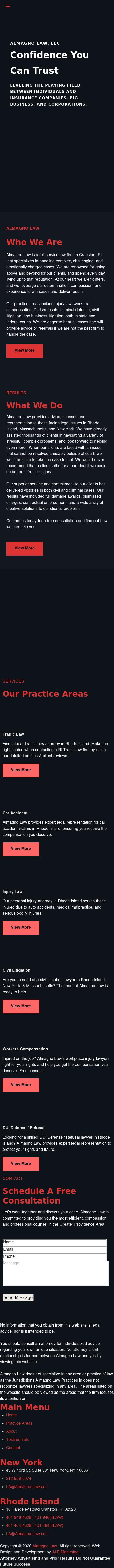 Almagno Law - Cranston RI Lawyers