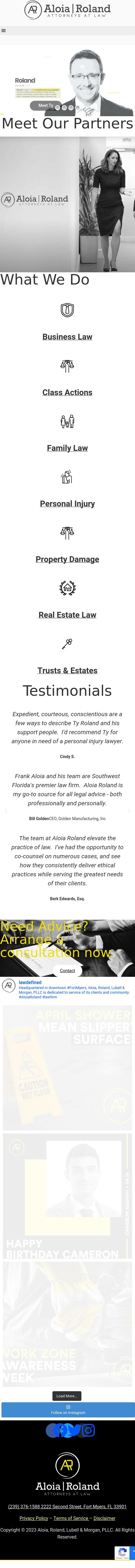 Aloia, Roland & Lubell, LLP - Fort Myers FL Lawyers