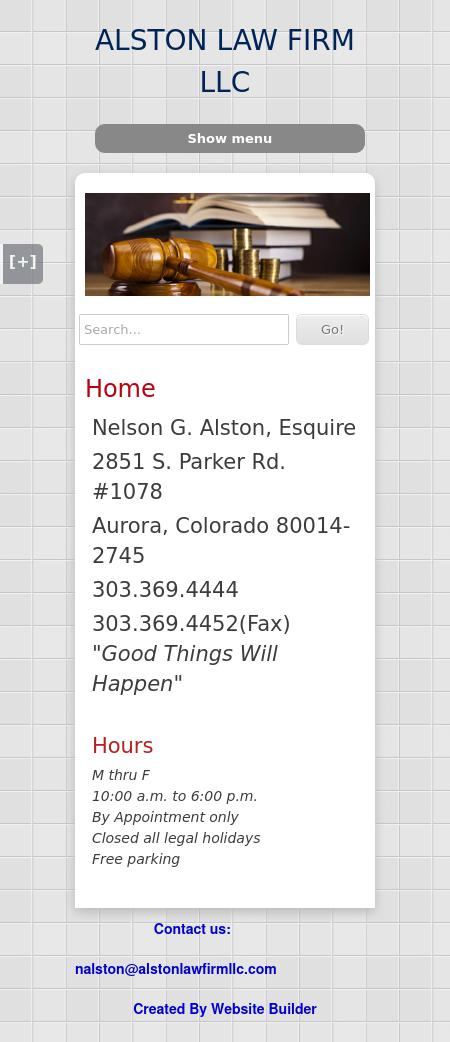 Alston Law Firm LLC - Aurora CO Lawyers