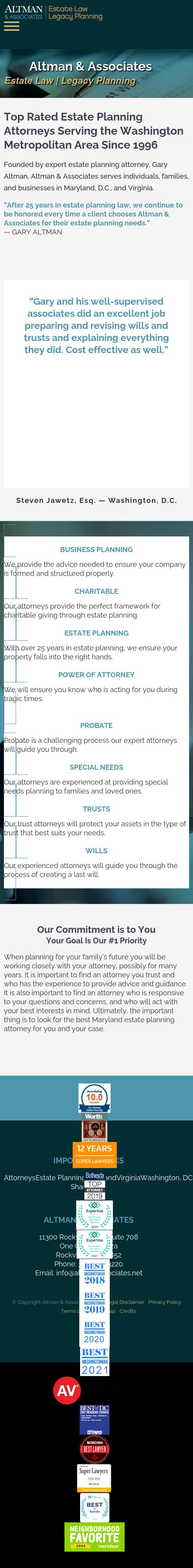Altman & Associates - Columbia MD Lawyers