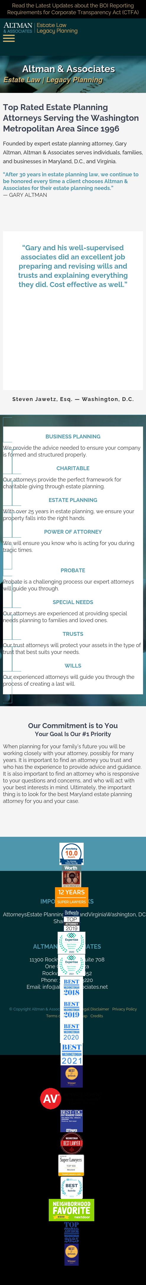 Altman & Associates - Columbia MD Lawyers