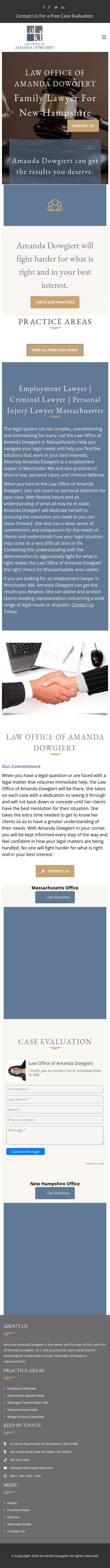 Amanda Dowgiert - Woburn MA Lawyers