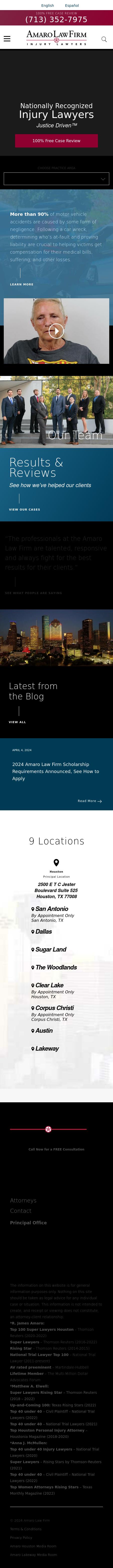 Amaro Law Firm - The Woodlands TX Lawyers